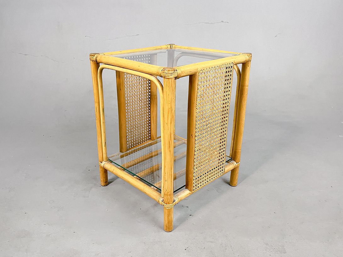 Foto Bamboo Cube Coffee Table Philippines h53x40x40