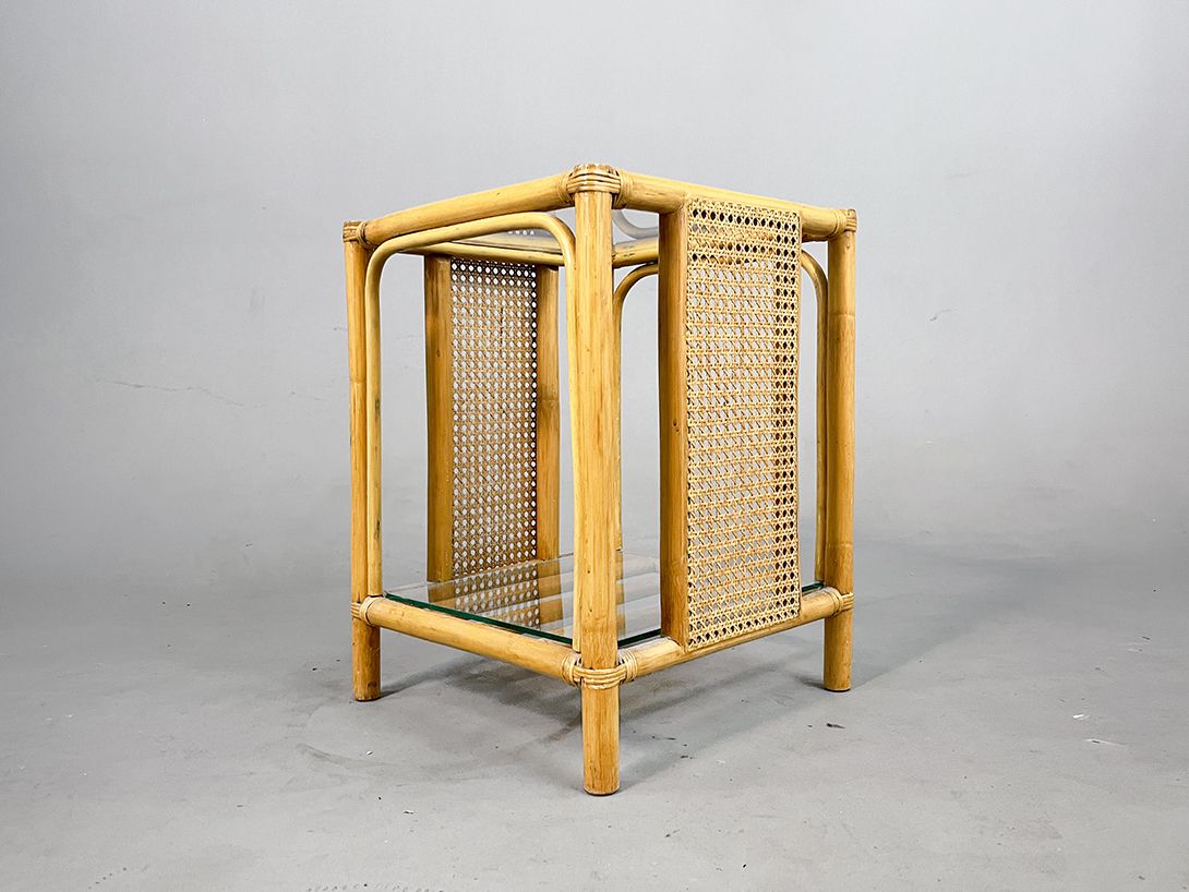 Foto Bamboo Cube Coffee Table Philippines h53x40x40