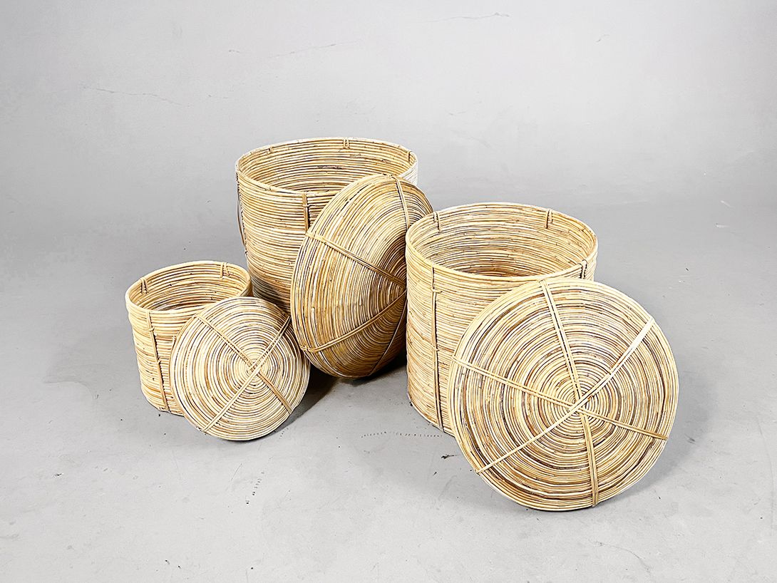 Foto Set of three Wicker Boxes h47