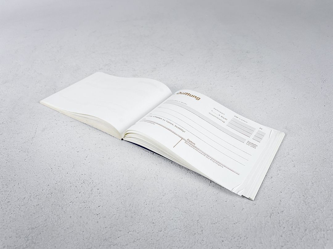 Foto West German Receipt Book h10 Decoration only!