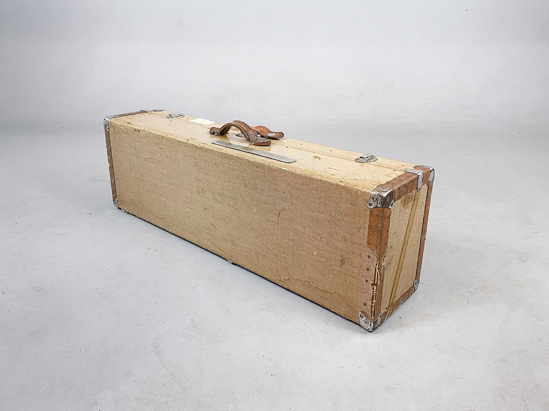 Foto Salesman Shoe Suitcase Beige with Special Velours Compartments, Germany 24x65x34