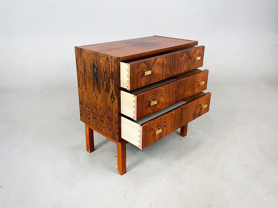 Foto Palisander Nightstand with Drawers h60x60x32