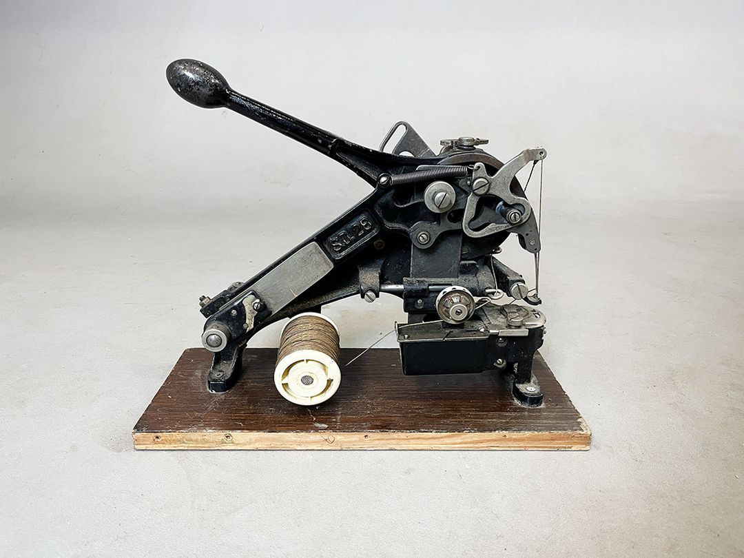Foto Leather Sewing Machine Around 1900 Junker &#038; Ruh