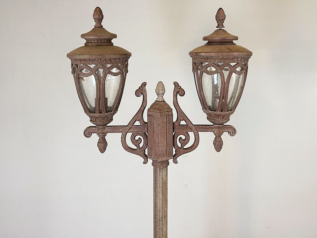 Foto Huge Ancient Wilhelminian Street Lamp 1914