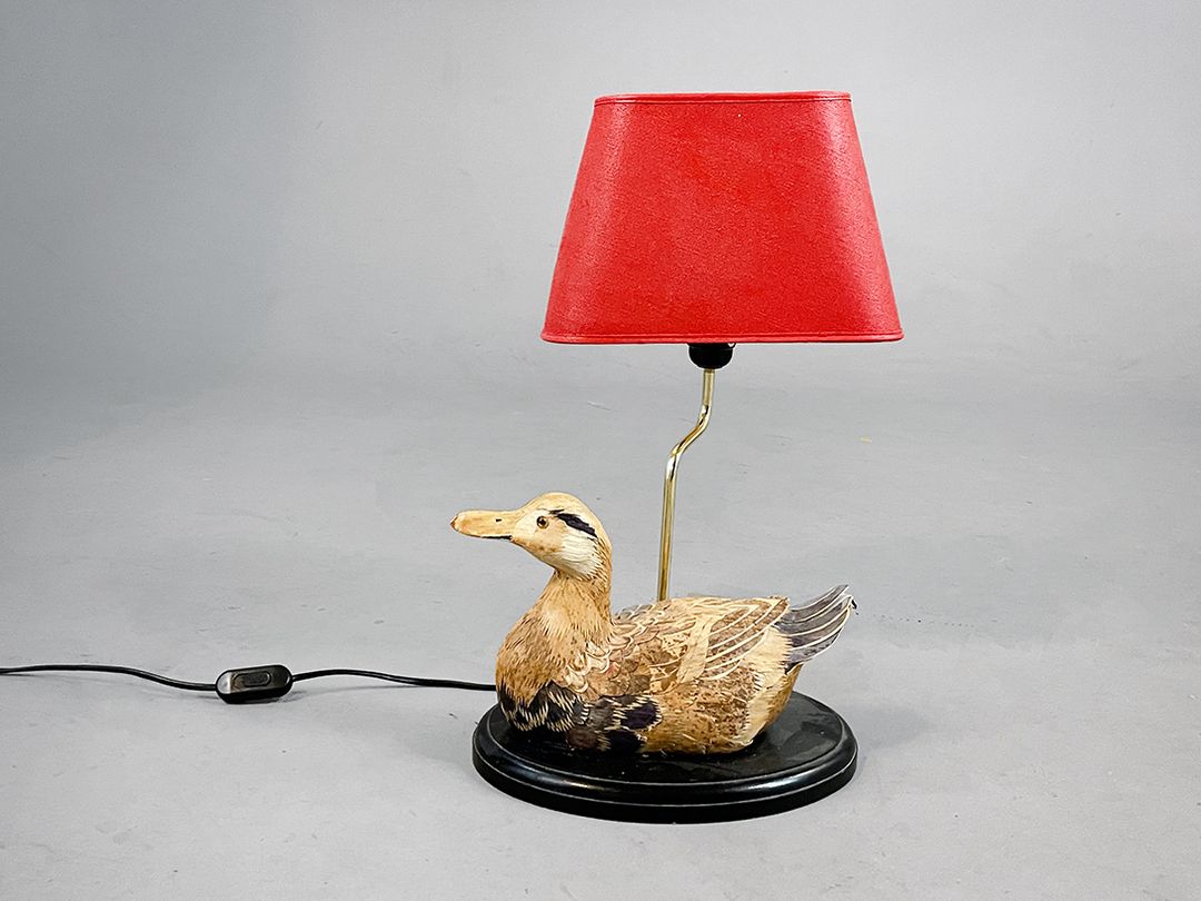 Foto Charming Duck Lamp On Stand h50 RJ3