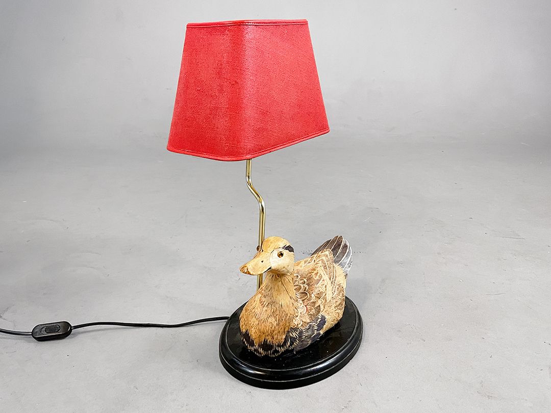 Foto Charming Duck Lamp On Stand h50 RJ3