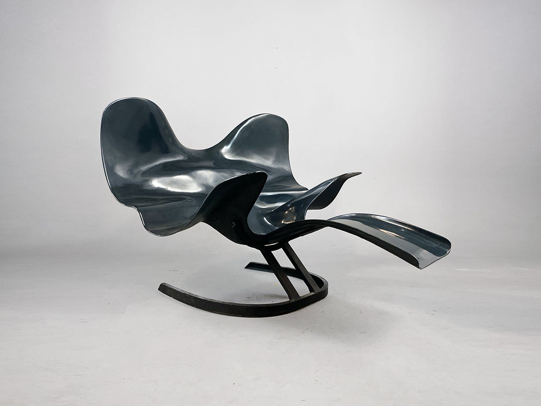Foto Fauteil Éléphant or Rancillac Chair Limited Version Paris 1968