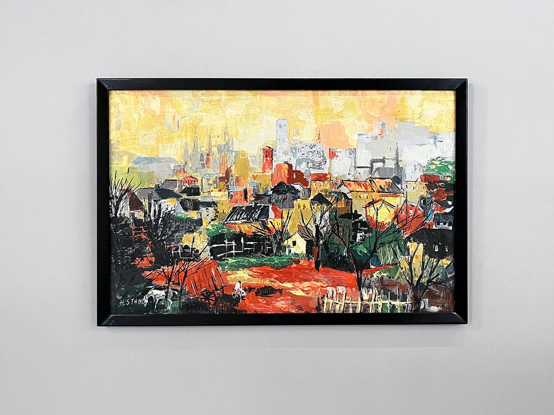 Foto Abstract Panorama of a Town h64x95 Y8