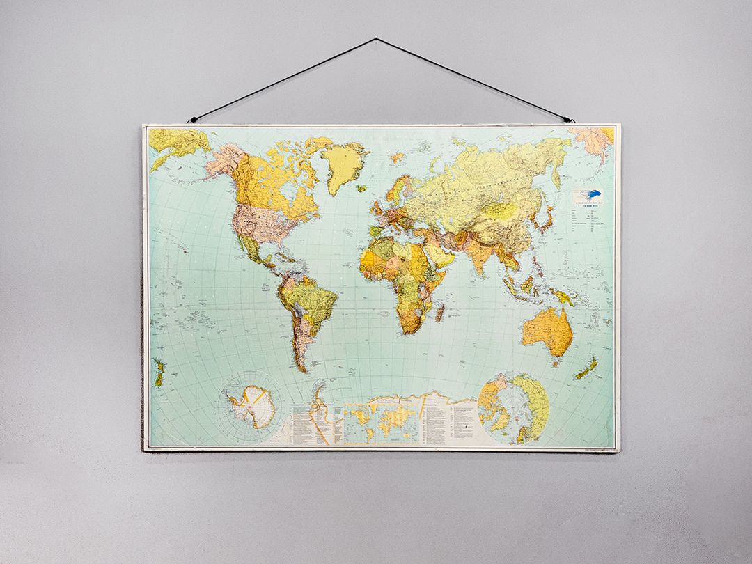 Foto Chefs Office World Map 1990 h84x126 6B15