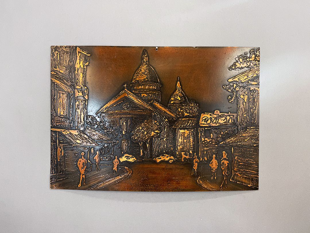 Foto City Scenery made of Copper h50x70 18E10