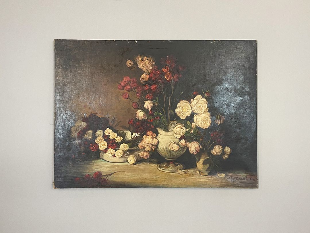 Foto Dark Still Life of Roses h80x108 Y5