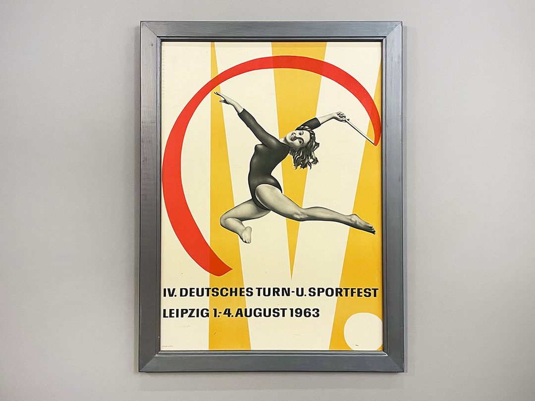 Foto Deutsches Turnfest Poster 1963 h94x69 X14