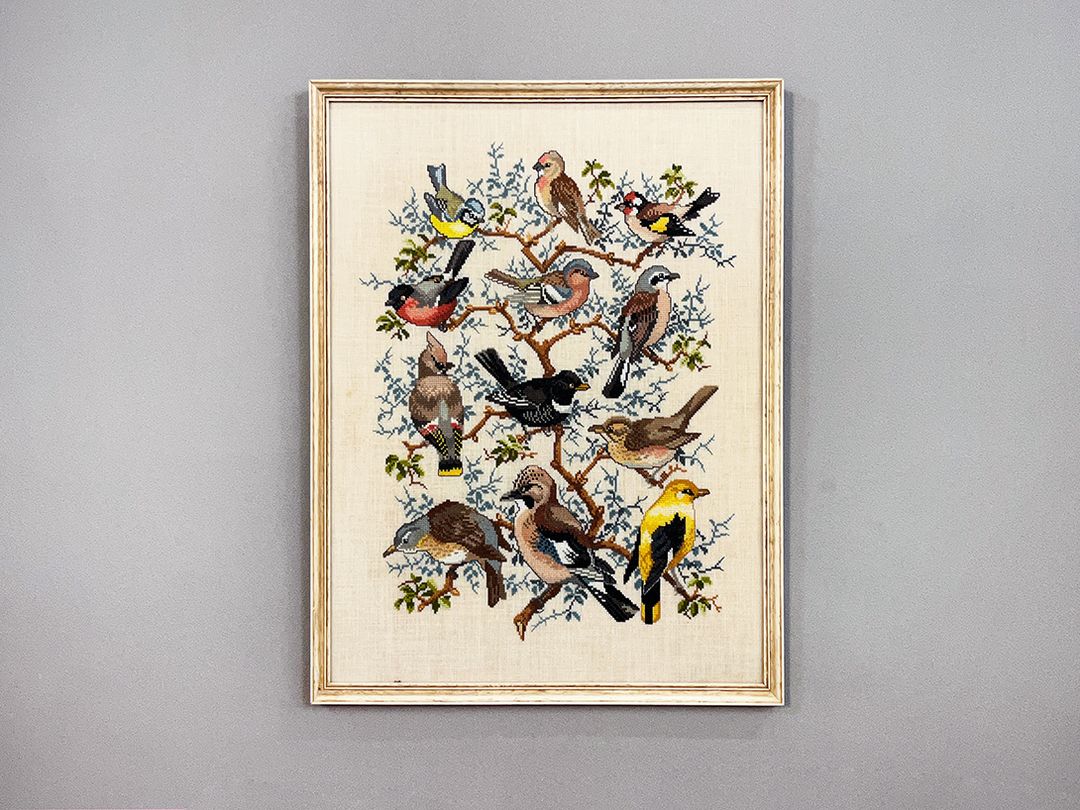 Foto Embroidery of Birds h52x42 10B12