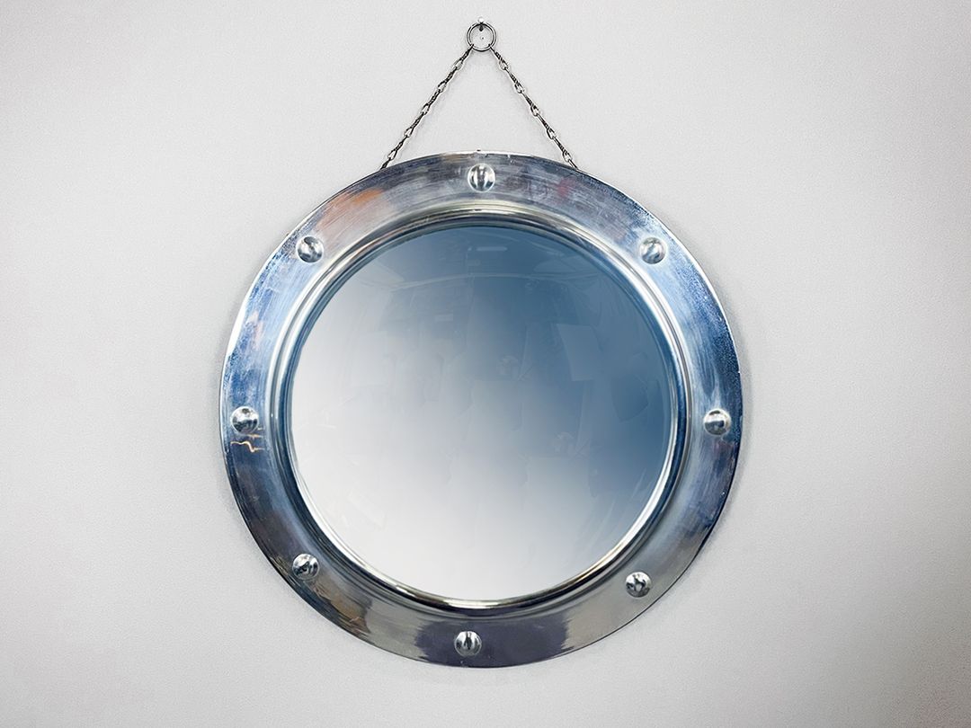 Foto Round Chrome Ship Cabin Bull&#8217;s Eye Mirror ø48