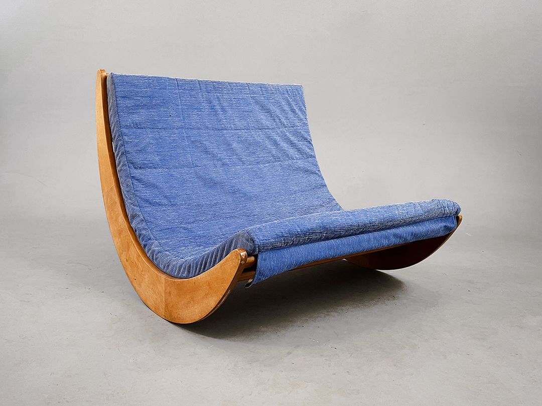 Foto Rocking Chair Relaxer Mid Century Verner Panton for Rosenthal