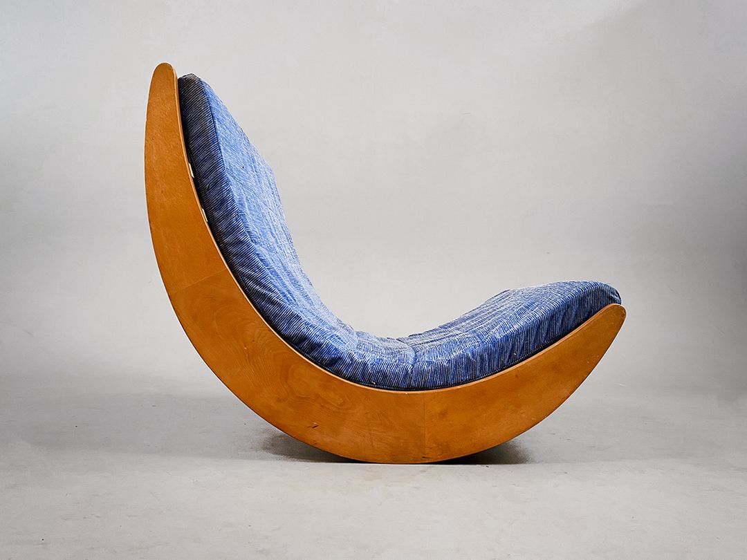 Foto Rocking Chair Relaxer Mid Century Verner Panton for Rosenthal
