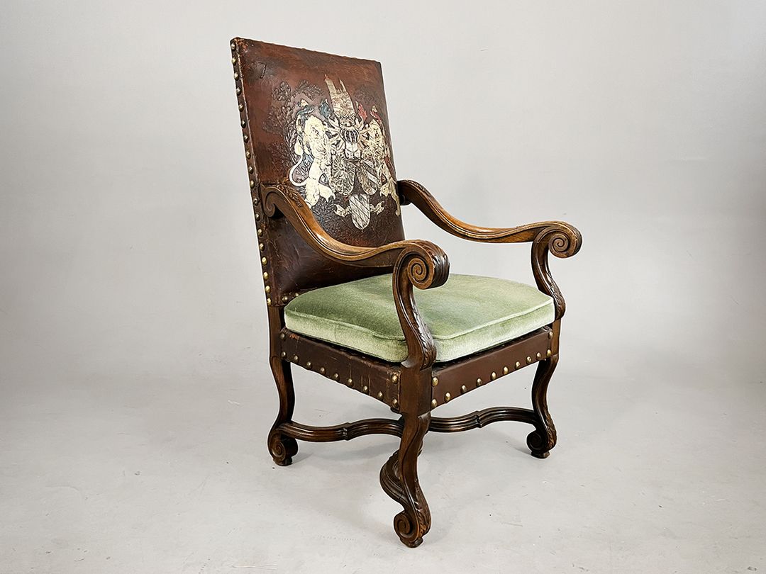 Foto Royal Wilhelminian Throne Armchair, 1875
