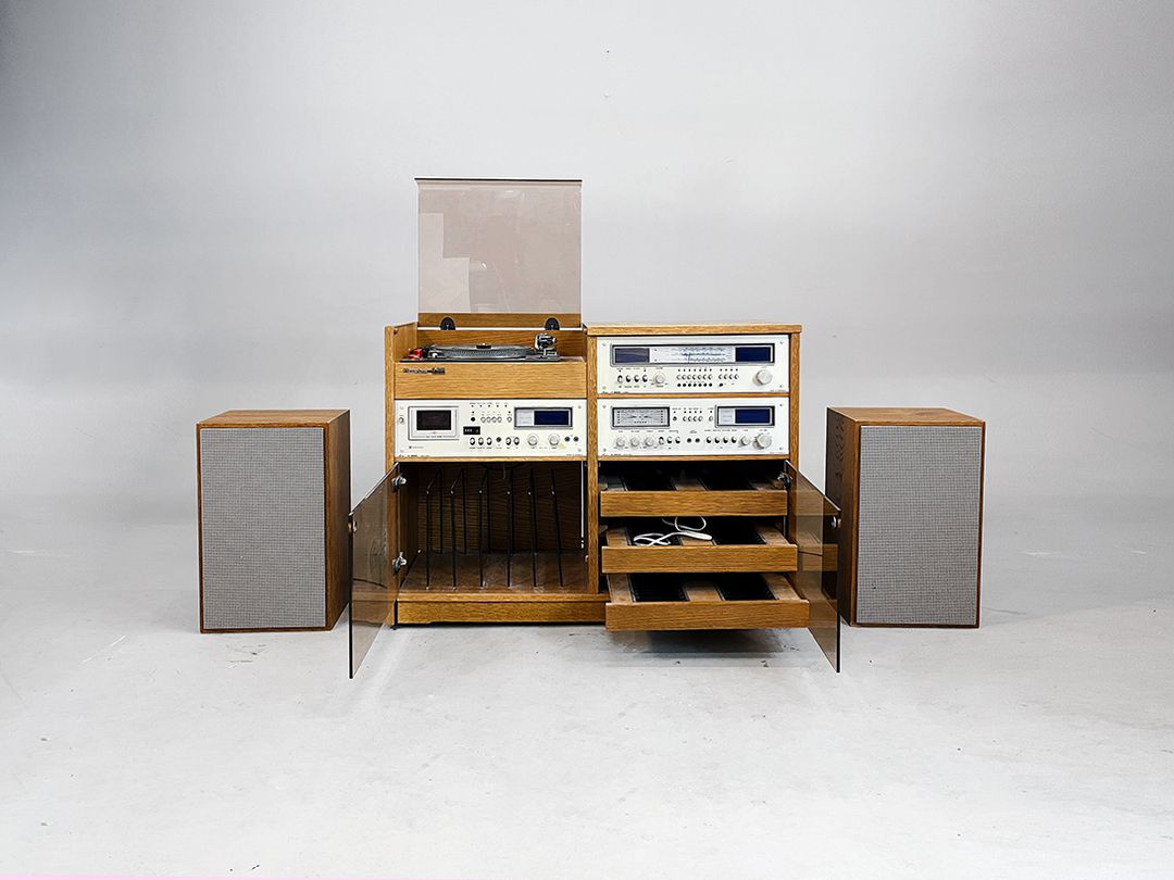 Foto Rosita Tonmöbel Philips Record Player with Integrated Vinyl Storage D6500