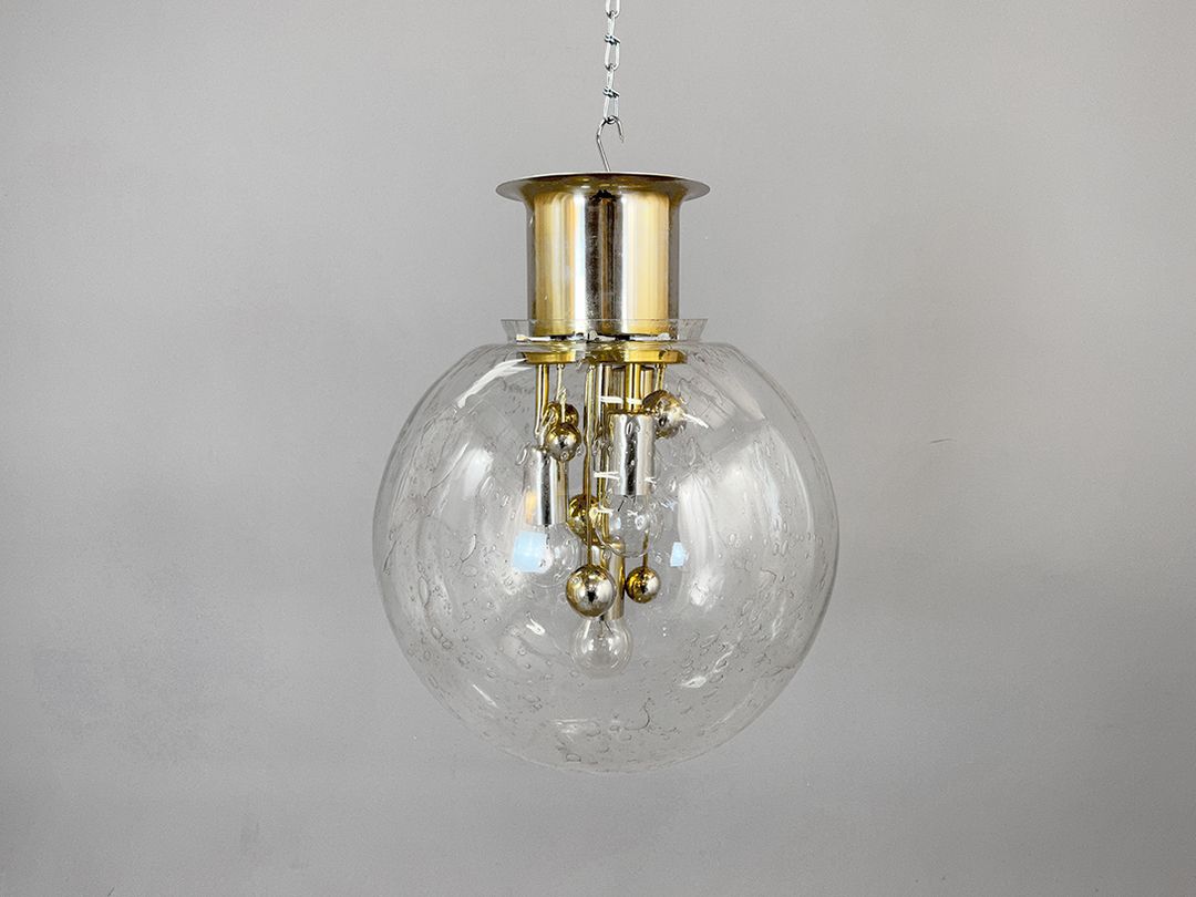 Foto Amazing Ceiling Lamp Ball by Doria Leuchten, early 1970s