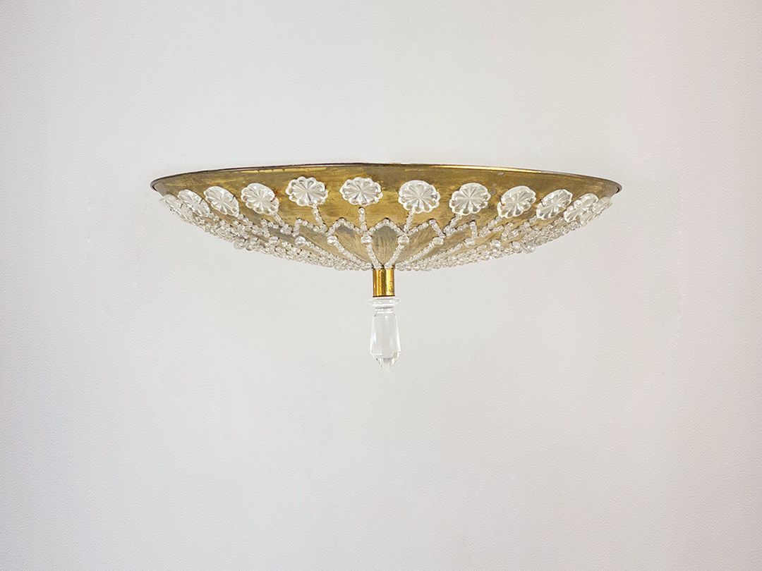 Foto Precious Crystal Golden German Ceiling Lamp ø40