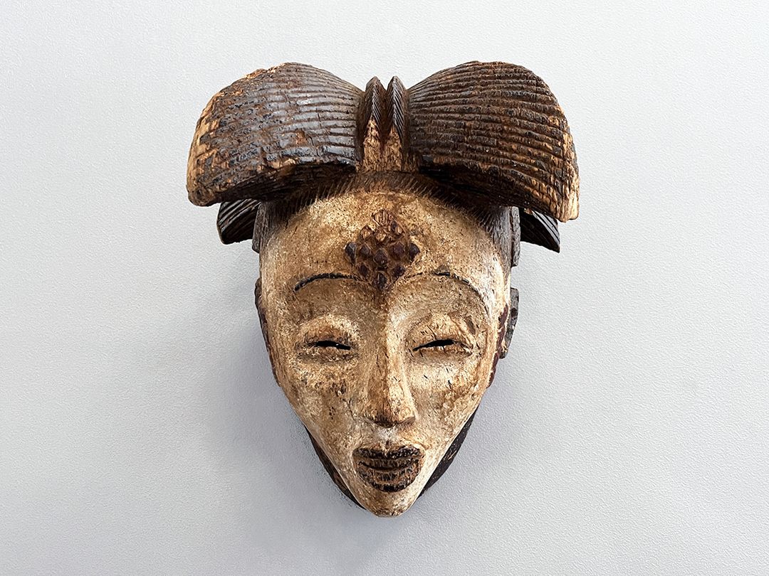 Foto African Punu Wooden Mask h33