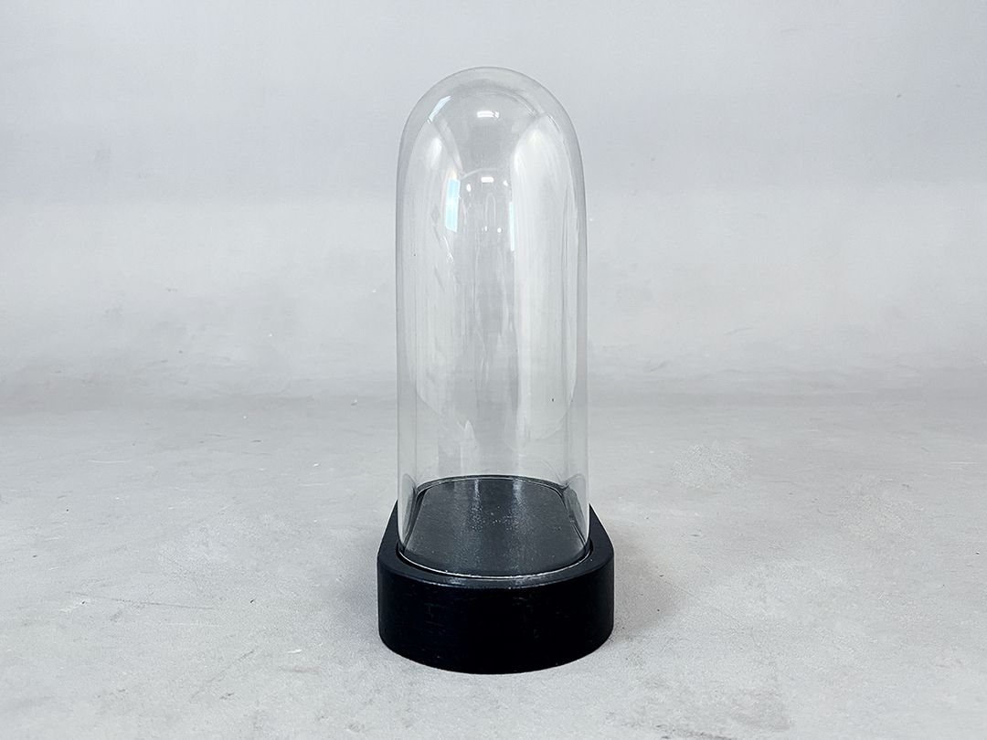 Foto Small Glass Cloche Bell Jar Showcase h32