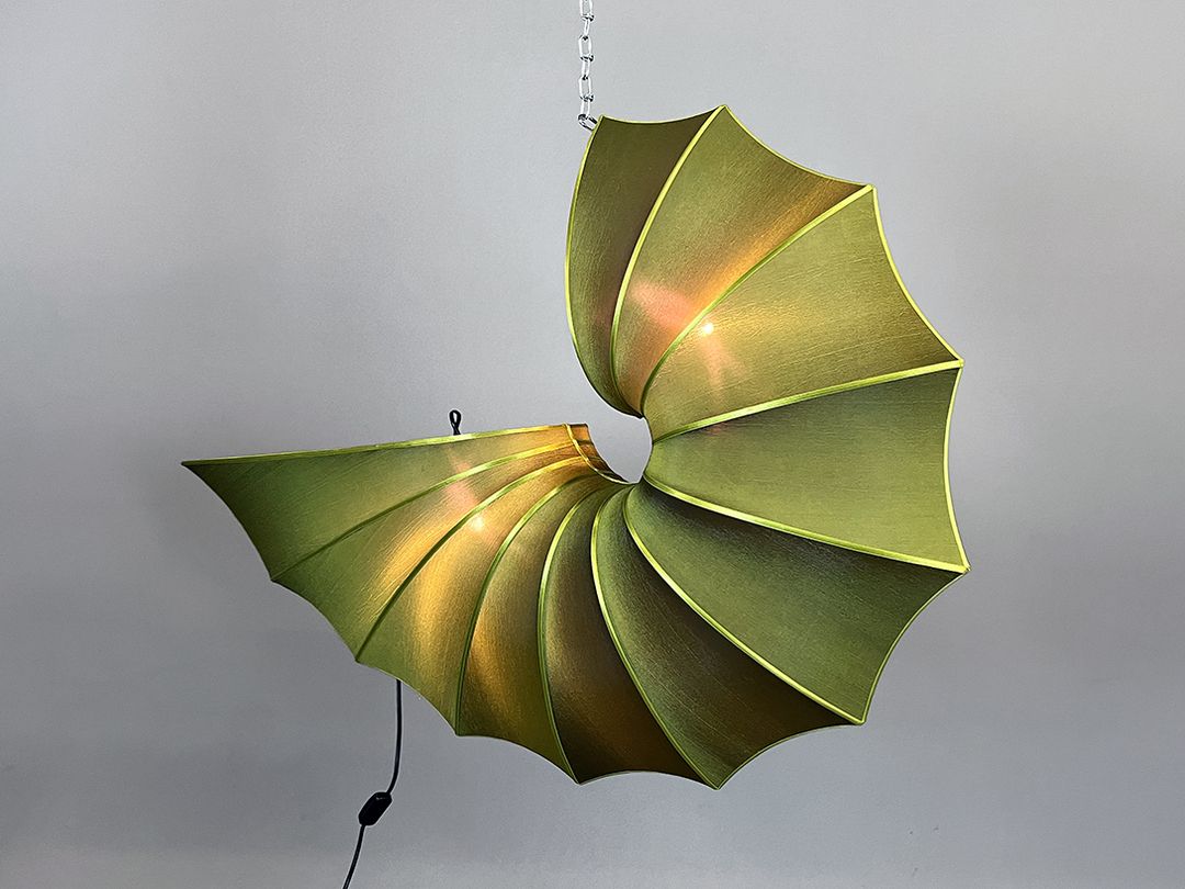 Foto Green &#8220;Seahorse 120&#8221; Unique Fairy Forest Pendant Lamp h90 *N