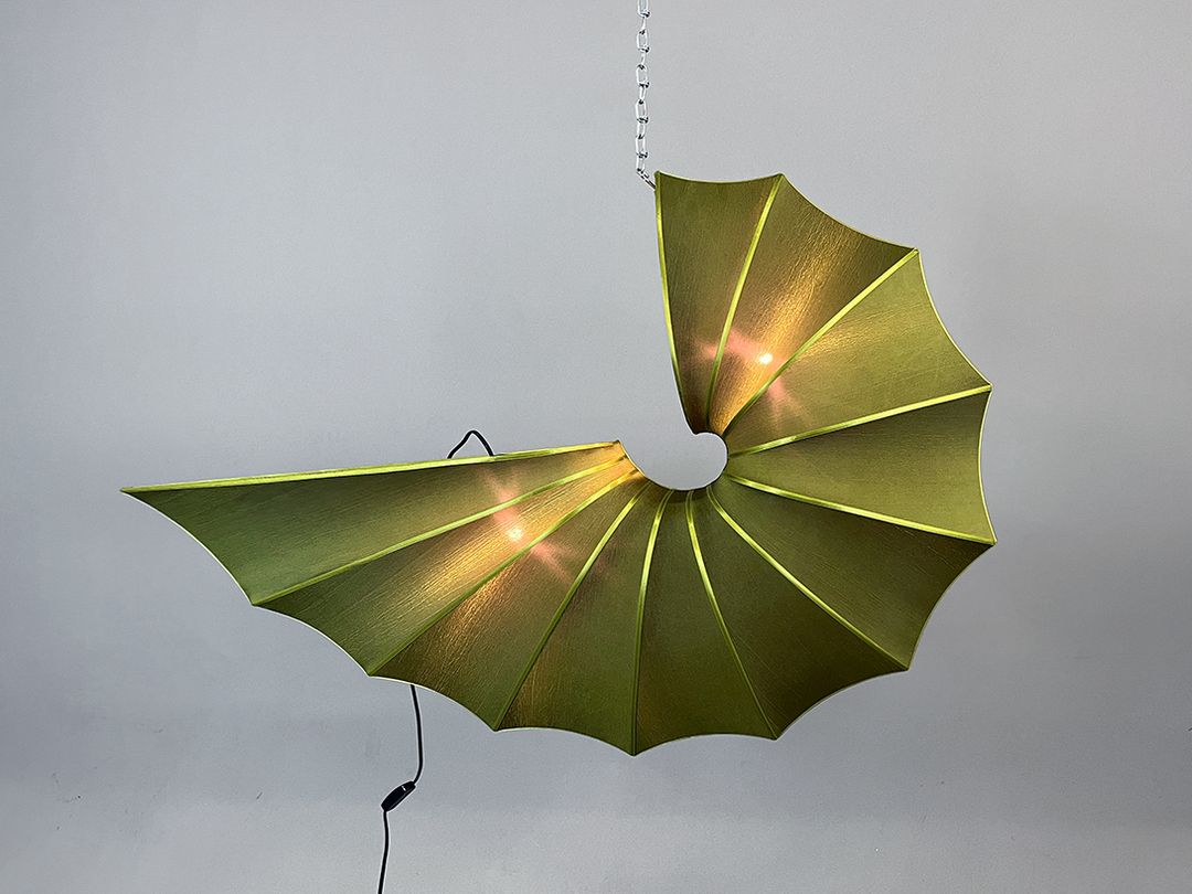 Foto Green &#8220;Seahorse 120&#8221; Unique Fairy Forest Pendant Lamp h90 *N