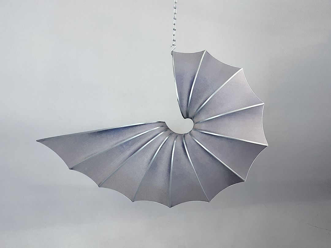 Foto Blue Gray &#8220;Seahorse 120&#8221; Unique Fairy Forest Pendant Lamp h90 *N