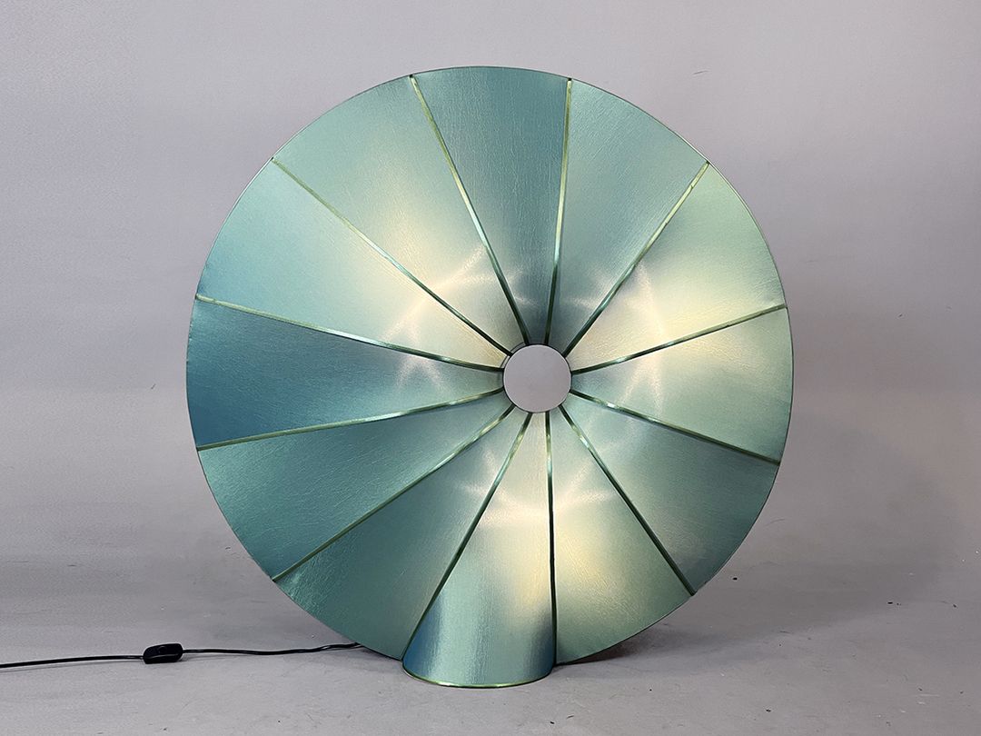 Foto Green Lotus &#8220;Donut 100&#8221; Unique Fairy Forest Floor Lamp h95 *N