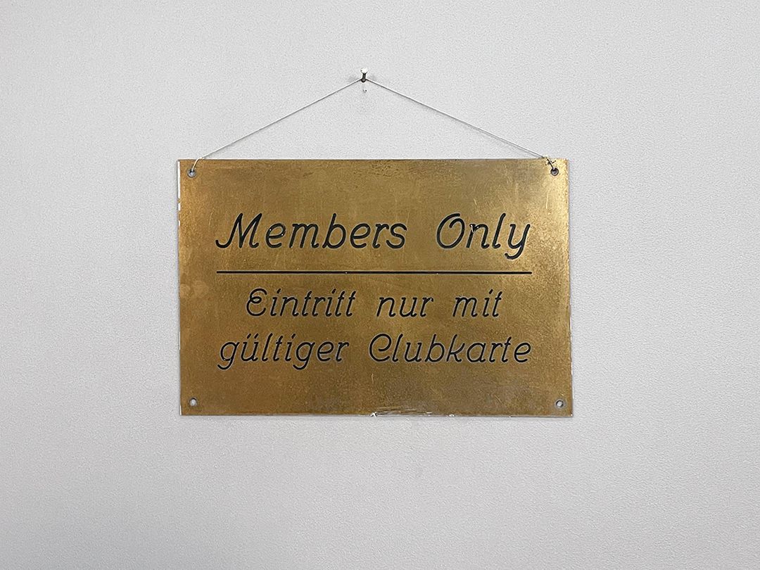 Foto Metal Sign, Members Only, Germany 20&#215;30 22B12