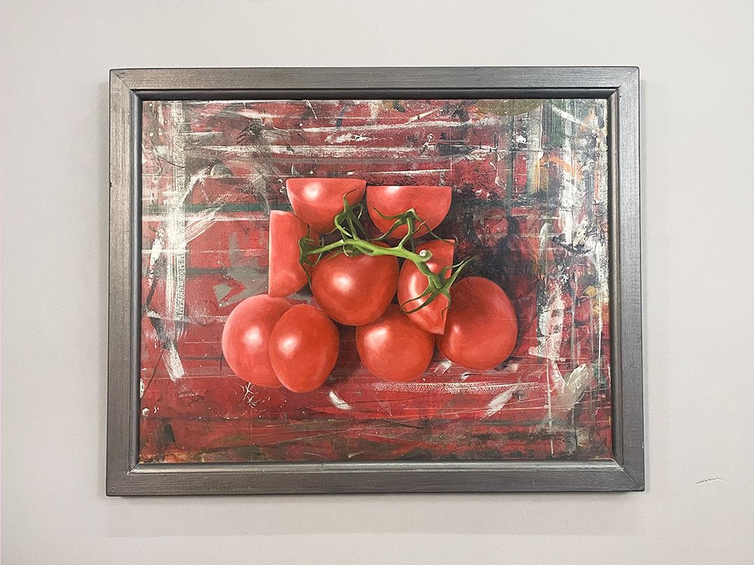 Foto Oil Painting of Abstract Tomatoes h62x82 7B10