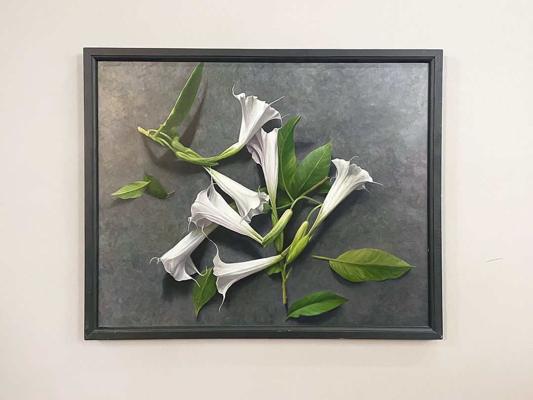 Foto Oil Painting of Flowers, Orchides h64x79 7C2
