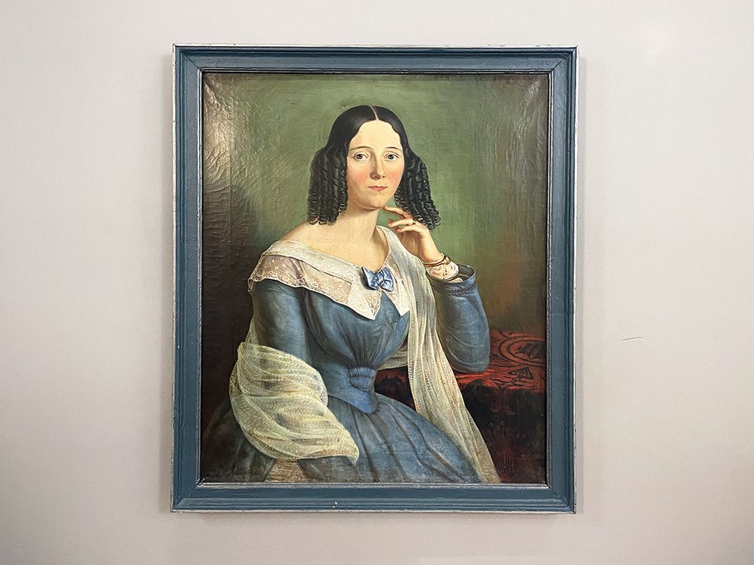 Foto Painting of 26 Year Old Antonia Grohl 1847 h91x77 Z6