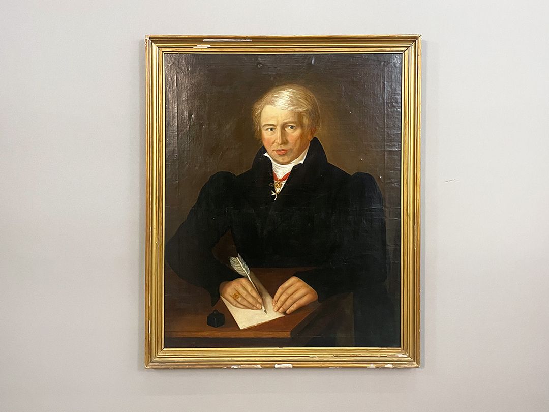 Foto Painting of a Prussian Constitutional Lawyer Potsdam 1860 h103x84 Z2
