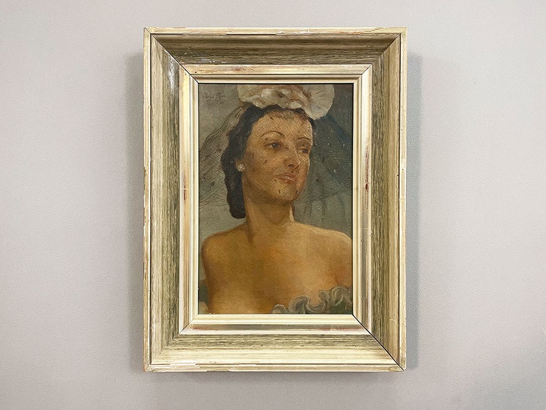 Foto Portrait of a Woman behind a Veil h44x34 26D15