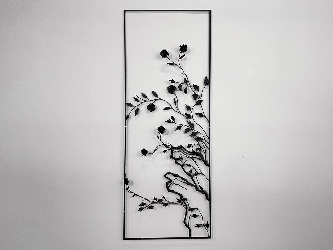 Foto Wall Art of Petals in Metal Frame h161x61