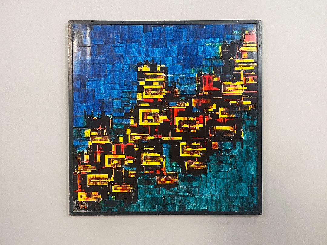 Foto Abstract Colorful Impressive Painting h73x73 Y19