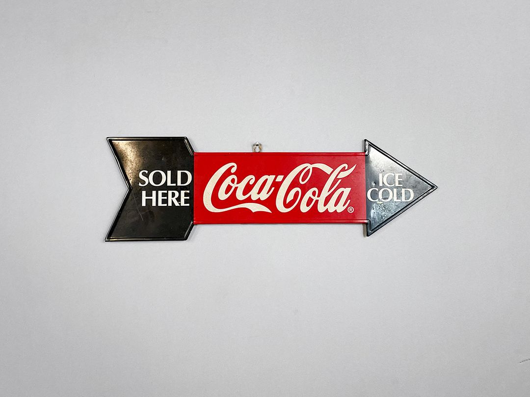 Foto Coca Cola Advertisement Arrow h21x66 22B11