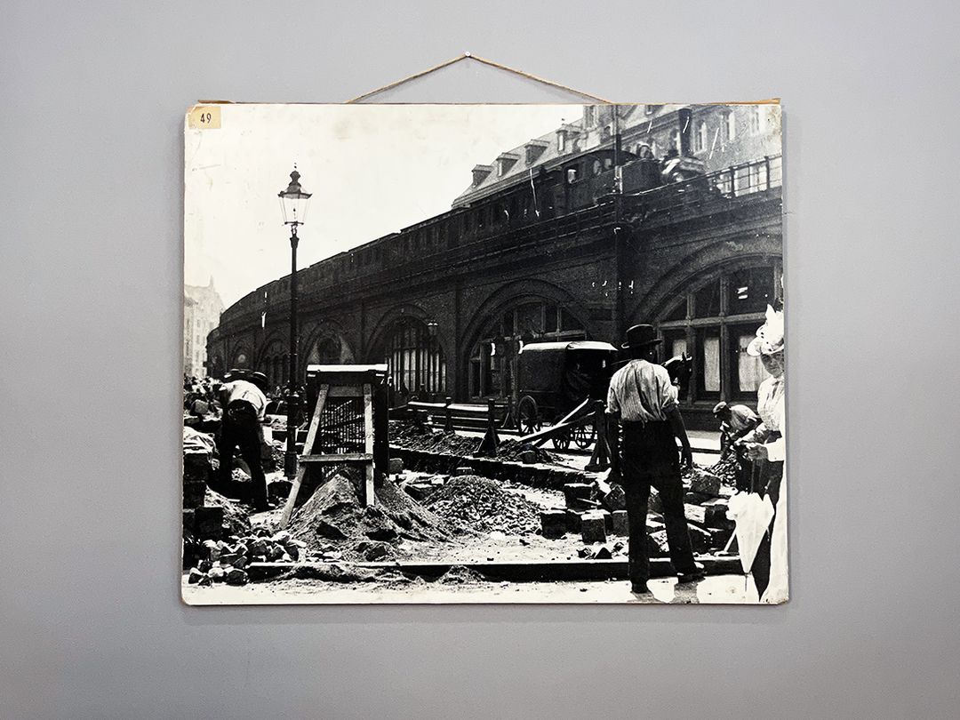Foto Historic Photo of Dircksenstraße Berlin Road Construction h78x100 X6