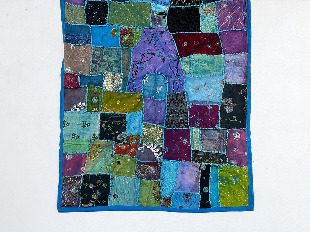 Foto Hippiesk Ethno Enchanted Patchwork Quilt h145x95