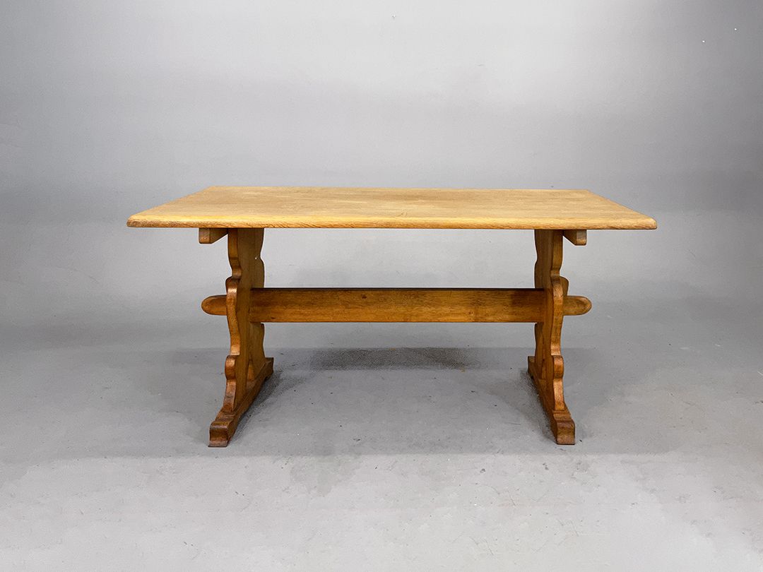 Foto Countryside Monastery Rustic Oak Wooden Table 1962 h74