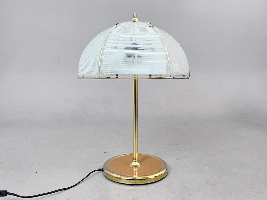 Foto Vintage Brassy Night Stand Table Lamp h64