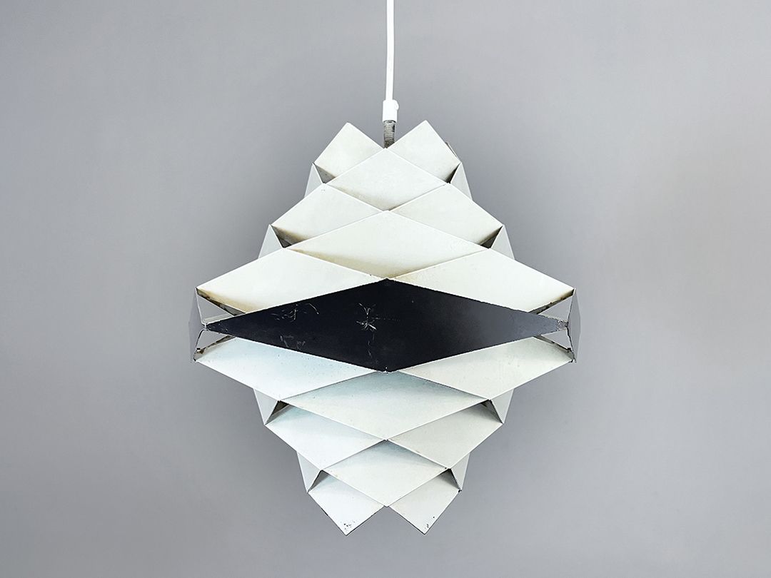 Foto MId-Century Modell Symphoni Pendant Lamp by Preben Dahl for Hans Følsgaard, 1962 h35