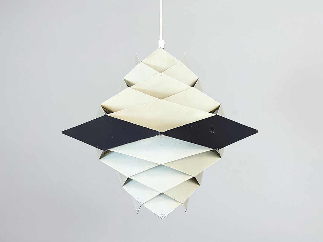Foto MId-Century Modell Symphoni Pendant Lamp by Preben Dahl for Hans Følsgaard, 1962 h35