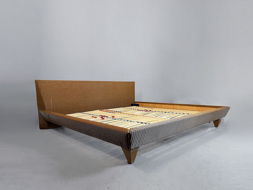 Foto King Size Bed Lloyd Loom 1920 h82x220x222