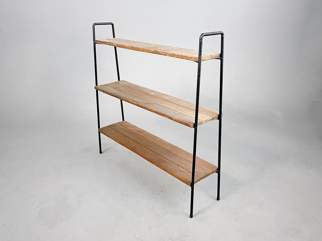 Foto Shelf with Wooden Shelves h92