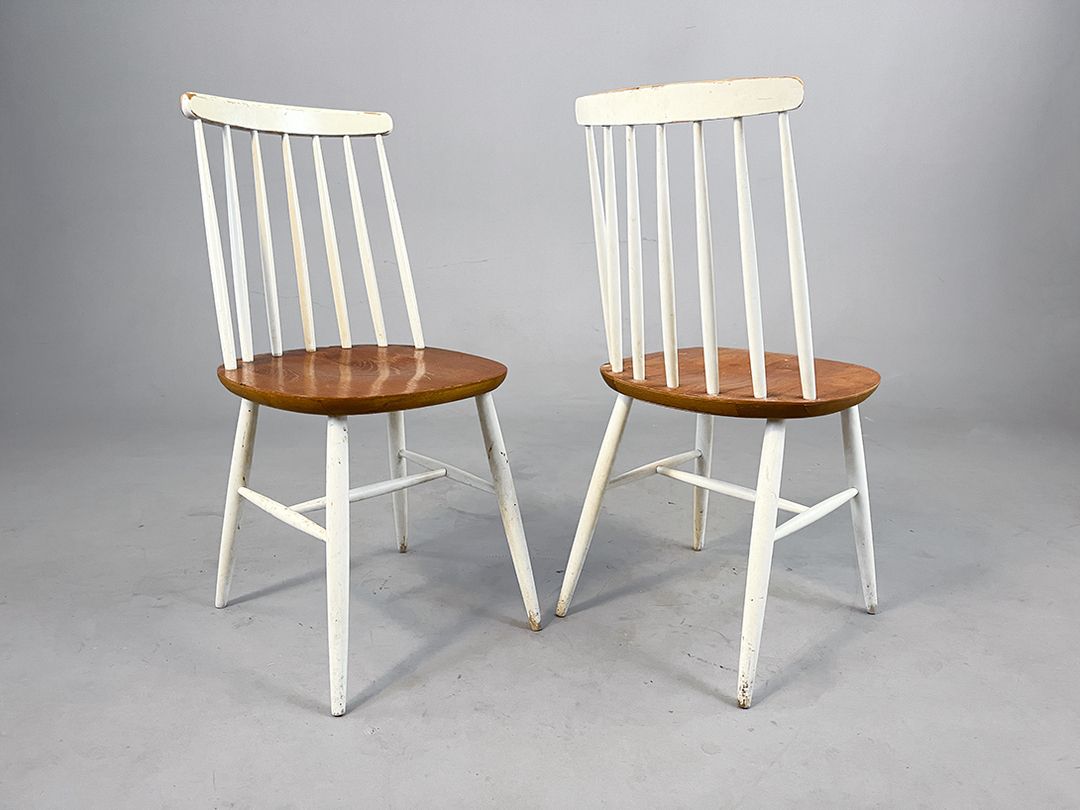 Foto Vintage Scandinavian Design Rung Chair h85