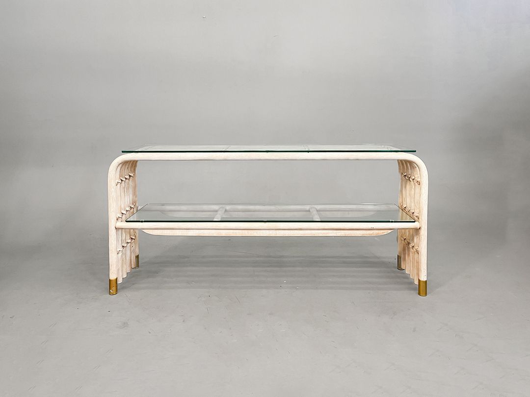 Foto Wide Extraordinary Shelf With Glass Shelves h64
