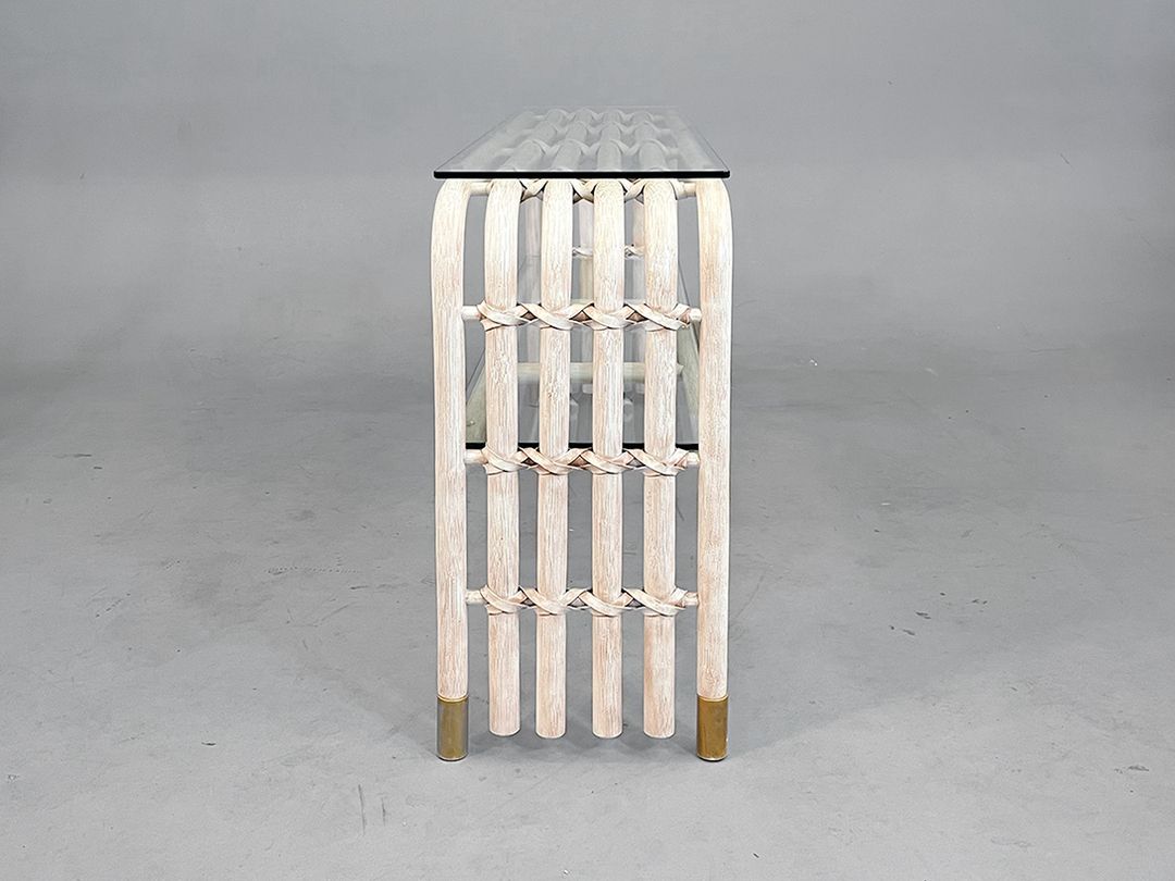 Foto Wide Extraordinary Shelf With Glass Shelves h64